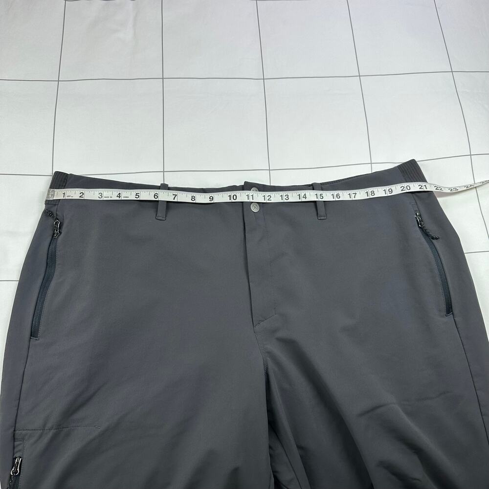 REI Co-op Pants Mens 2XL Gray Technical Hiking Cargo Zipper Pockets 176644 Camp - Picture 8 of 13